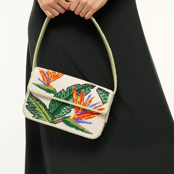 STAUD Beaded Tommy Bag - Birds of Venice - Picture 6 of 13